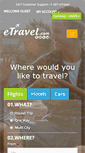 Mobile Screenshot of etravel.com